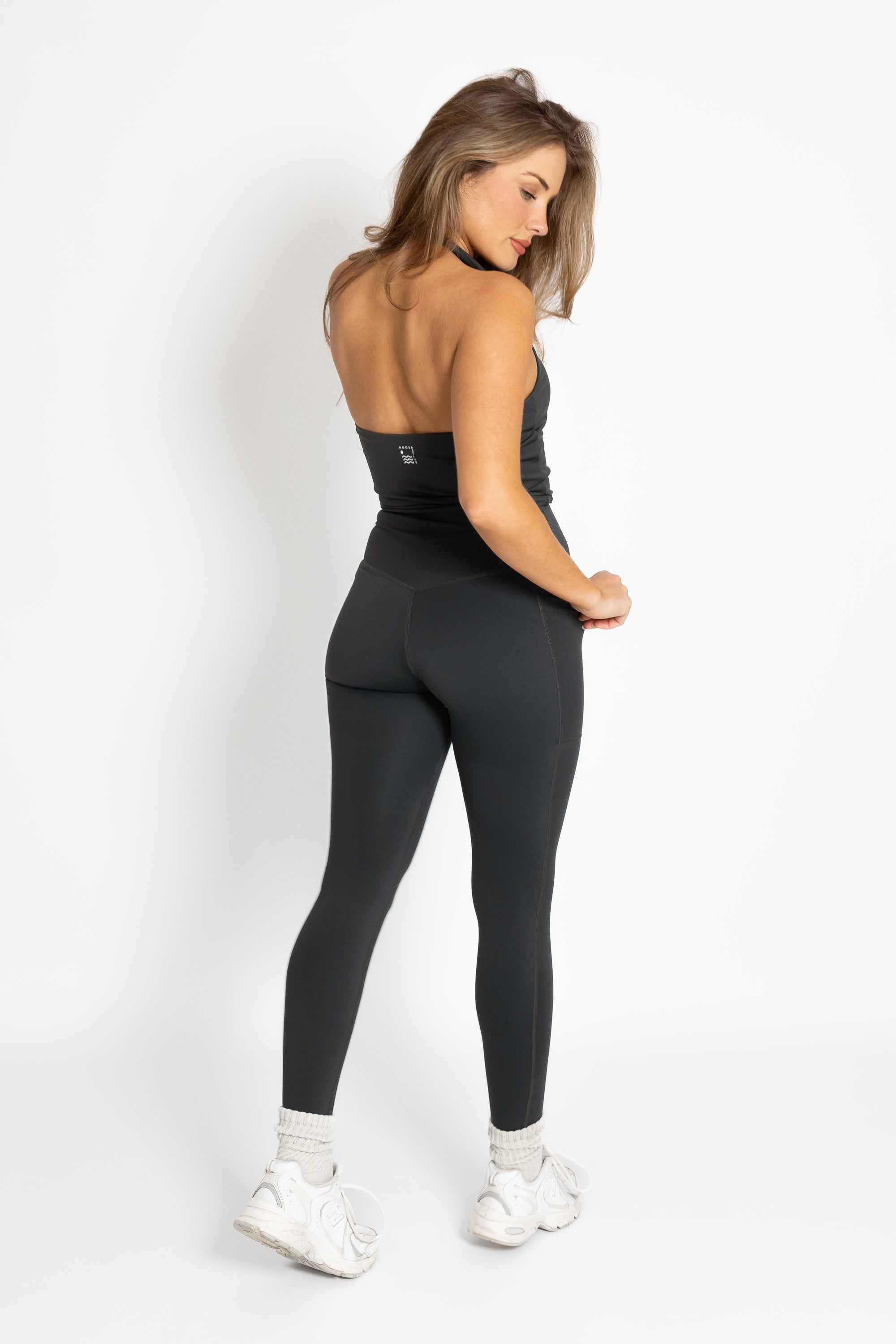 Premium Ultra High Waist 7/8 Leggings - Forest Green - Noosa Active