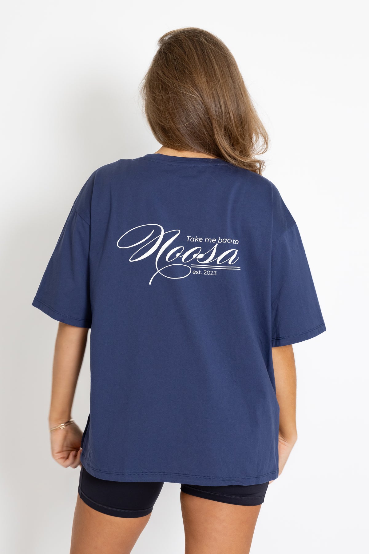 Signature Oversized Tee - Navy - Noosa Active