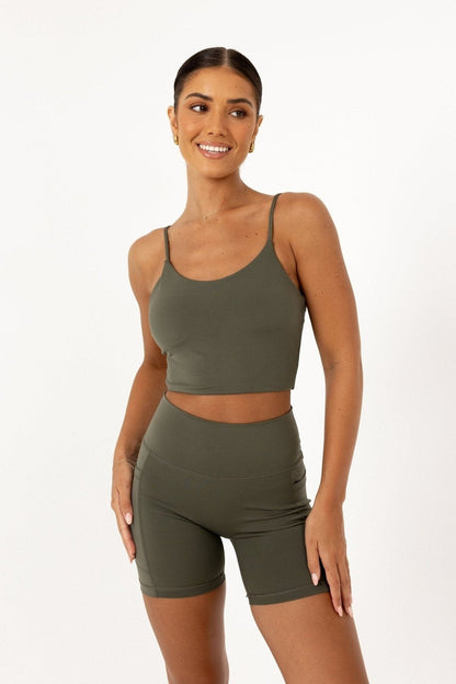 Noosa Active Bottoms Premium 6" Bike Shorts - Olive