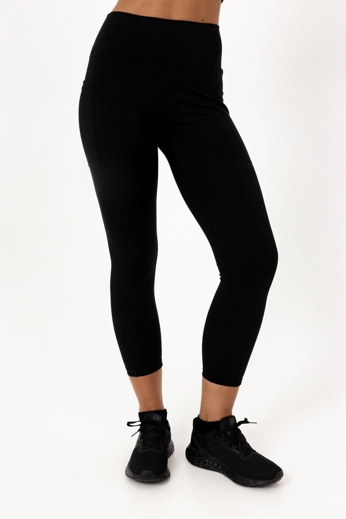 Noosa Active Bottoms XS Premium 7/8th Length Leggings - Black