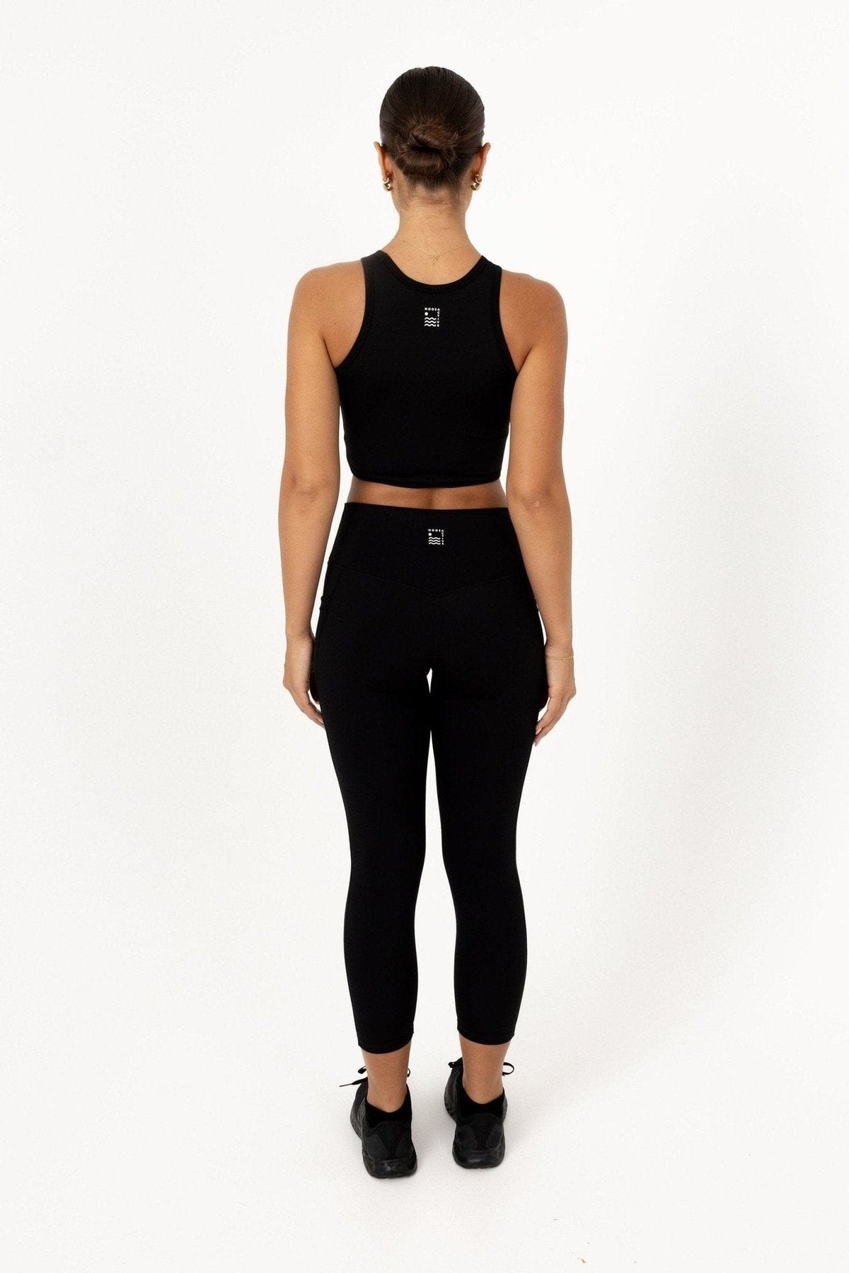 Noosa Active Bottoms Premium 7/8th Length Leggings - Black